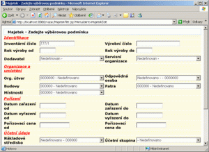 Evidence objednávek DÚ